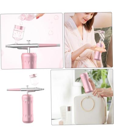 MAGICLULU Oxygen Injector Water Replenishment Instrument Portable Facial Mister Cordless Airbrush Kit Face Air Brush Cordless Makeup Airbrush Face Moisturizers Blush Pink Abs Pearlescent - Buy Online on GoSupps.com