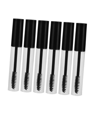 FOYTOKI 6pcs Empty Tube oil for Eyelashes Mascara Tubes with Wands Empty Eyelash Tube Black
