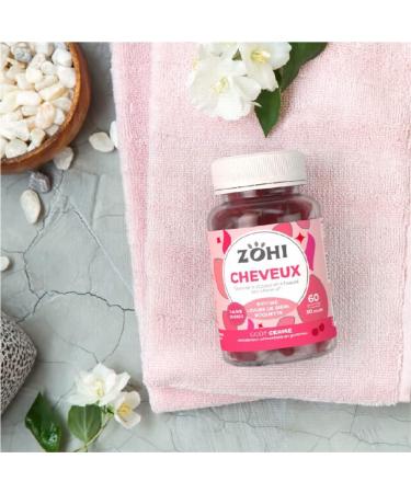 ZOHI Food Supplement - Hair Gummies Promoting Hair Growth and Beauty - Selenium - 60 Fruit Gums Cherry Flavor Sugar Free Veg - Buy Online on GoSupps.com