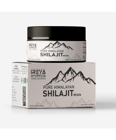 Himalaya Shilajit Resin Pure & Original 30g (1.05 oz)- 100% Natural Ayurvedic Herbal Supplement for Men & Women - Increase Energy Stamina Strength & Performance - Immune Support 1.06 Ounce (Pack of 1)