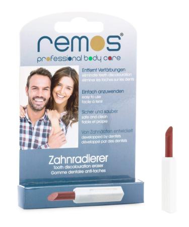 REMOS Tooth Discoloration Eraser - for Stains Caused by Tobacco, Tea, Coffee or Wine Discolouration eraser
