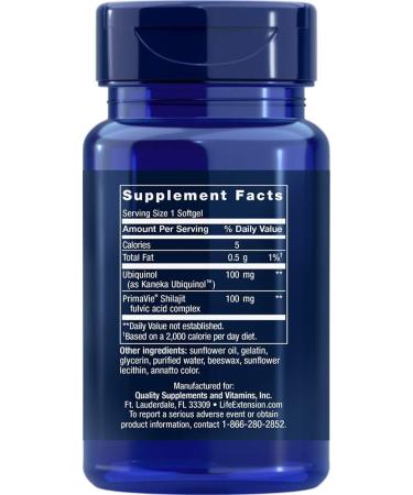 Super Ubiquinol CoQ10 100mg - Enhanced Mitochondrial Support 60 Softgels (Pack of 2) | International Shipping Available - Buy Online on GoSupps.com