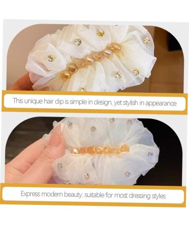 MAGICLULU Hair Accessories Rhinestones Hair Clip Hairpins Clasps Vintage Rhinestone Hair Clips Barrettes for Women Antique Spring Hair Clips Hair Tools for Styling Girl Miss Headgear Fabric - Buy Online on GoSupps.com