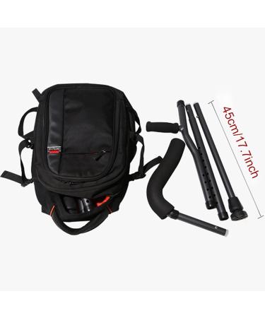 LINYUES Forearm Crutches Adult F-Shape Aluminum Crutches with Heavy Duty Non-Slip Rubber Feet Ergonomic Handles Load 130kg - Buy Online on GoSupps.com