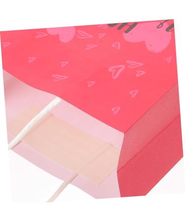 COOLHIYA 10pcs Valentine's Day Tote Reusable Gift Valentines Heart Design Bags Valentine Gift Bags Valentines Bags Valentines Day Gift Bags Candy Bags Delicate Decorations Paper Child 1 count (Pack of 1) As Shown 1 - Buy Online on GoSupps.com