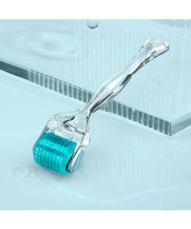 Buy Derma Roller Microneedle 192 Titanium Needles - Crystal Blue Face & Beard Roller for Home Use - Buy Online on GoSupps.com
