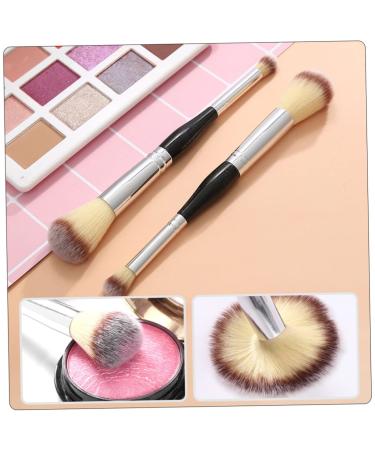 FRCOLOR 6 Pcs Dual Ended Powder Brush Set Blusher Concealer & Makeup Applicator Tools for Women | Aluminum Tube Brushes - Buy Online on GoSupps.com
