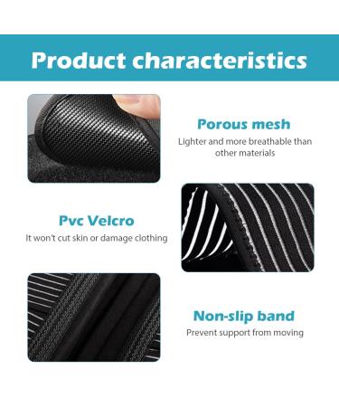 Lumbar Support Belt with Removable Waist Pad | Back Brace for Scoliosis & Sciatica Pain Relief | Adjustable & Breathable | Size M | Men & Women - Buy Online on GoSupps.com