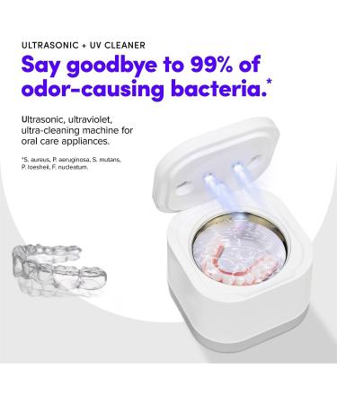 Famisym Ultrasonic Cleaner for Dental Appliances | 45KHz Cleaning Machine with UV Light | Ideal for Dentures, Retainers, Aligners, and More - Buy Online on GoSupps.com