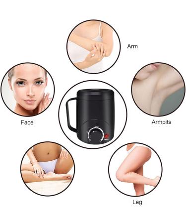 Wax Heater for Hair Removal - Electric Quick Temperature Adjustable Wax Warmer 110-240V | Ideal for Smooth Skin - Buy Online on GoSupps.com