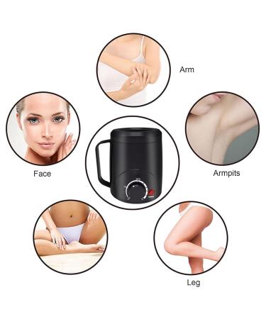 Electronic Wax Heater - Fast Temperature Adjustable Wax Warmer for Hair Removal (110-240V) - Buy Online on GoSupps.com
