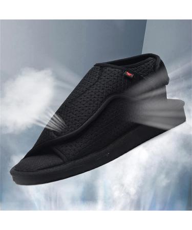 Diabetic Men's Orthopaedic Shoes for Pain Relief - Black, Size 11 - Buy Online on GoSupps.com