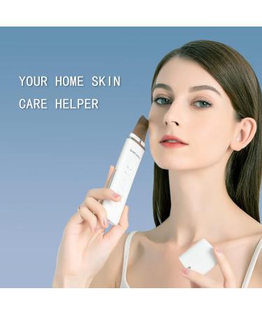 Saint Hyro Pore Skin Scrubber Blackhead Remover | 4 Modes Exfoliator & Cleanser with Ion Function | USB Charger | Face Scraper Machine - Buy Online on GoSupps.com