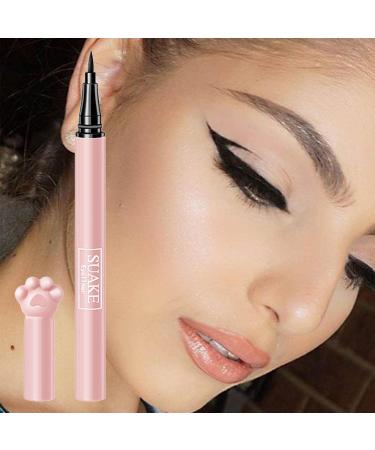Waterproof Eyeliner Black Double Headed Quick Drying Mascara Double-Ended Mascara Eyeliner Easy Liquid No-Skip Eyeliner Fine Brush Eyeliner for Prom Travel Daily Life - Buy Online on GoSupps.com