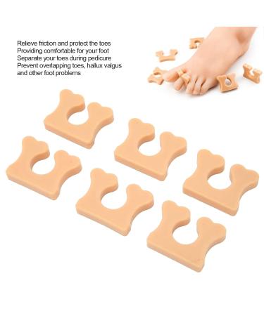 Silicone Toe Separators - Individual Toe Separators for Friction Reduction & Overlapping Toe Prevention - Perfect for Pedicures - Buy Online on GoSupps.com