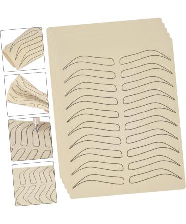 FOMIYES 25 pcs Skin Portable Eyebrow Training Practical Simulated Practicing Supply Blank 18.9x14.5cmx5pcs As Shownx5pcs - Buy Online on GoSupps.com