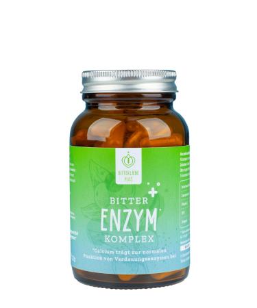 Bitter love bitter enzyme* complex capsules with 5 digestive enzymes - against flatulence - with papain lactase alpha -amylase lipase and protease - monthly package 1 - Buy Online on GoSupps.com
