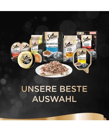Shop Sheba Sauce Sp ciale Katznass Wet Cat Food - 22 Bowls of Turkey & Vegetables Fricassee - Premium Adult Cat Nutrition - International Shipping Available - Buy Online on GoSupps.com