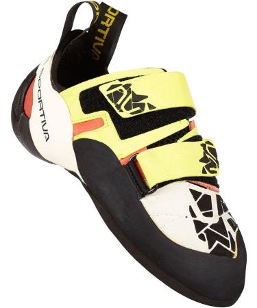 Buy LA SPORTIVA OTAKI Women's Climbing Shoe - Yellow/White 37.5 EU | Sulphur Coral - Best for Performance & Comfort - International Shipping Available - Buy Online on GoSupps.com