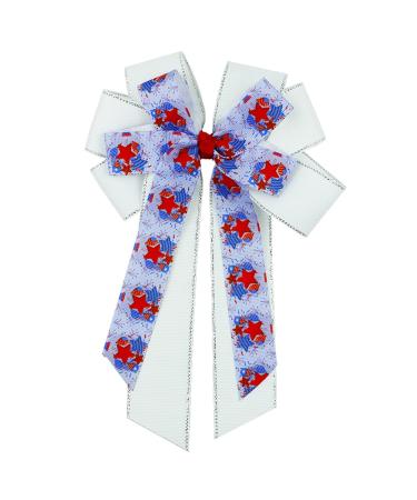 Patriotic Flag Clips Hair Accessories for July 4th - Cheerleader Hair Bows (3 Pack) - Buy Online on GoSupps.com