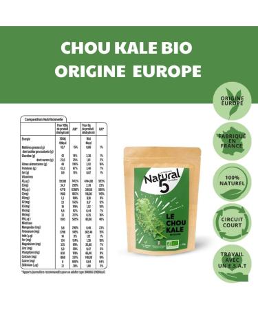 KALE POWDER ORGANIC 50g Protein Skin Health Eye Health Immunity Calcium Anemia Powerful Superfood - Buy Online on GoSupps.com