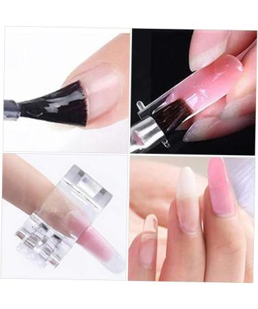 DOITOOL 1 Set Nail Set Nail Fixing Clips Nail Curve c Clip Nail Kits Nail Art Kit Nail DIY Manicure Kit Stiletto Gel Nail Finger Extension Clamp Plastic Major Nail Glue White - Buy Online on GoSupps.com