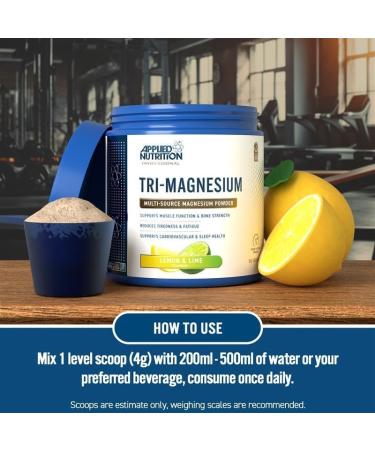 Applied Nutrition Tri-Magnesium Blue Raspberry 200G - Buy Online on GoSupps.com