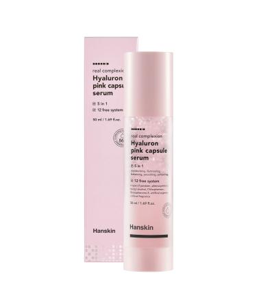 Hanskin Real Complexion Hyaluron Pink Capsule Serum 1.69 fl oz (50 ml)