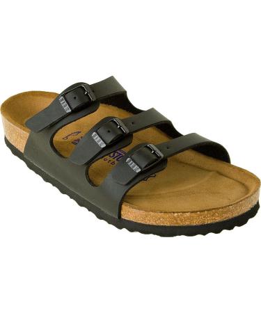 Birkenstock Women's Florida Sandal 9-9.5 Black Birko-Flor - Comfort and Style - Buy Online on GoSupps.com