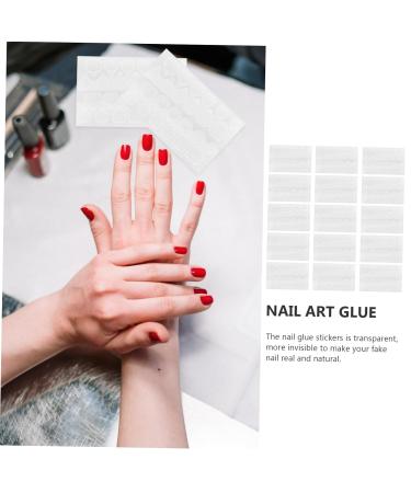 minkissy 15sheets Nail Jelly Glue False Nails with Glue Nail Stickers Nail Art Stickers Premium Fake Nails Glue Self-use Nail Glue Artificial Nail Glue Stickers Manicure Glue Nail Art Glue - Buy Online on GoSupps.com