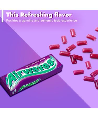 Airwaves 6 Black Currant Flavor Sugarfree Chewing Gum Each 14g Sold By VR Angel - Buy Online on GoSupps.com