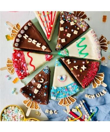 Sugar Unicorns & Rainbows 8 pieces - Sweet Decor for Cakes Cupcakes Muffins and other desserts/Pickerd Germany - Buy Online on GoSupps.com