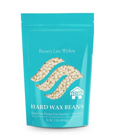 Hard Wax Beads, 1lb Wax Beads for Hair Removal Gentlest Formula Waxing Beads for Full Body, Face, Eyebrow, Facial, Brazilian Bikini, Leg At Home Waxing for Any Wax Warmer