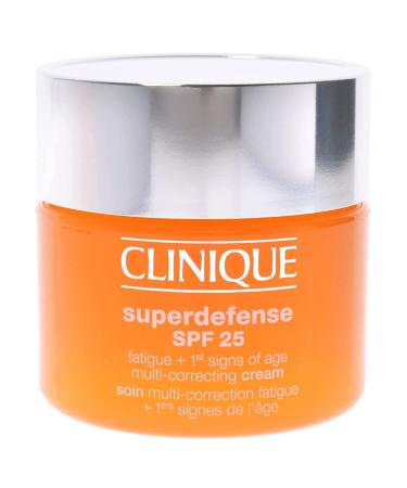 Clinique Superdefense Multi-Correcting Cream SPF 25 - Type I-II (Dry Skin)  1.7 Fl Oz (Pack of 1)