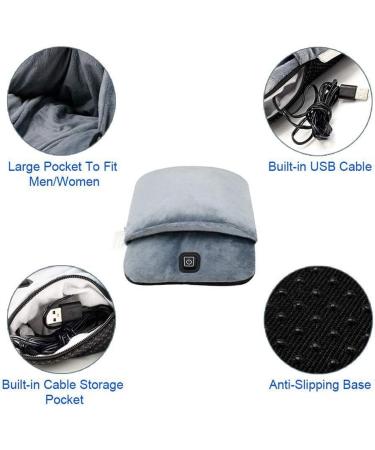 Oikabio Electric Heating Pad - USB Warm Slippers & Winter Foot Warmer | Washable Comfort for Feet & Hands - Buy Online on GoSupps.com