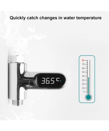 BuyWeek LED Digital Baby Bath Thermometer - Aluminum Shower Water Thermometer for Home & Kitchen | Accurate Safe & Easy to Use - Buy Online on GoSupps.com