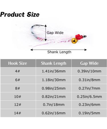 Goture Fly Fishing Flies Trout Nymph Streamer Minnow Shrimp Lure 4pcs 12#hook - Buy Online on GoSupps.com