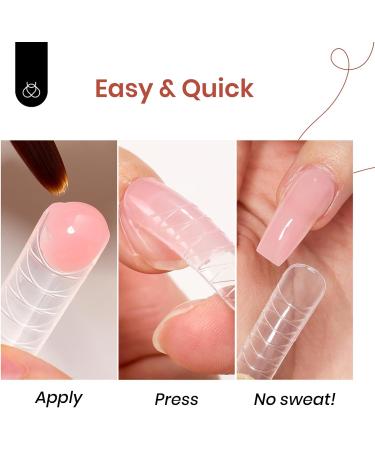 Beetles Poly Nail Extension Gel Starter Kit | Clear Pink Colors | UV Light Set | All in One Builder Gel Set - Buy Online on GoSupps.com