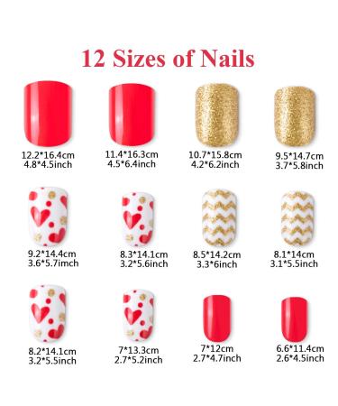 72-Piece Self-Adhesive Nail Set for Kids - Cute Cat & Kitten Designs Perfect False Nails for Girls and Women - Buy Online on GoSupps.com
