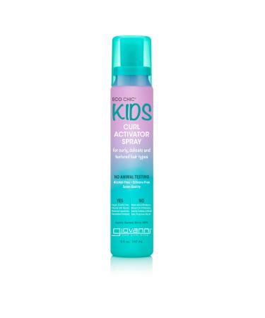 Eco Chic KIDs Curl Activator Spray - Curl Refresher Spray For Kids Curl Refresher Spray For Curly Hair Curl Revitalizer Spray For Curly Hair For Curly Delicate And Textured Hair Types - 5 Fl Oz