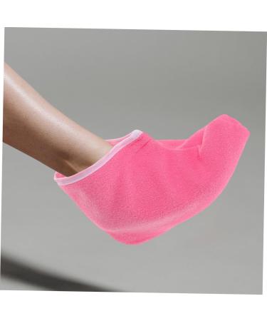VALICLUD Couvre-pieds De Th rapie La Cire Paraffine 2 Paires pais Rose Fuchsia Et Blanc Pour Soins Des Pieds Spa Professionnel Soins Hydratants - Buy Online on GoSupps.com