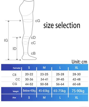 Compression Socks Medical Varicose Vein Stockings Beautiful Leg Shaping Highly Elastic Covered Toe Women and Men Best Running Athletic Sports Flight Travel Black XXL (Black Large) - Buy Online on GoSupps.com