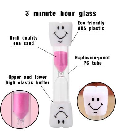 Buy Vyzutr 2-Piece Colorful Hourglass Toothbrush Timer for Kids - Perfect for Home & Office 3-Minute Timer - Buy Online on GoSupps.com