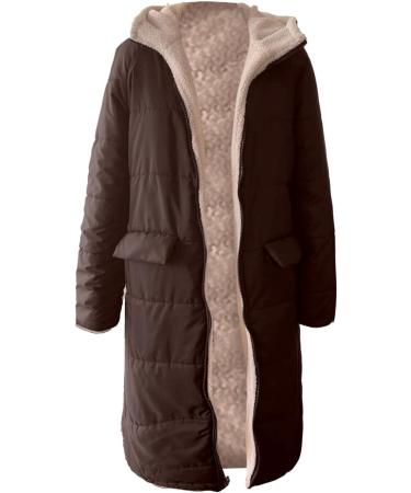 Shop Hanxiulin Oversized Plush Hoodie Jacket | Women's Winter Coat | Versatile Reversible Outerwear - Buy Online on GoSupps.com