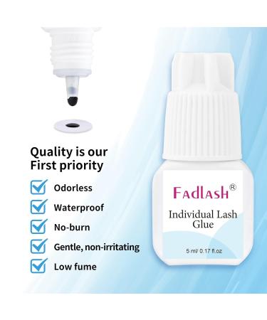Individual Lash Glue for DIY Cluster Lashes - Fast Drying 3-5 Seconds Long Lasting 7-15 Days 5ml - Ideal for Eyelash Extensions - Buy Online on GoSupps.com