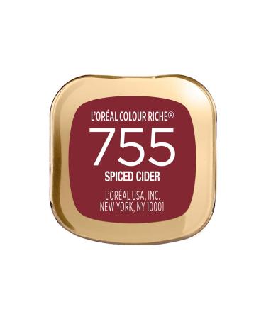 L'Oreal Paris Colour Riche Satin Lipstick 755 Spiced Cider - Hydrating Creamy Formula | 1 Count - Buy Online on GoSupps.com