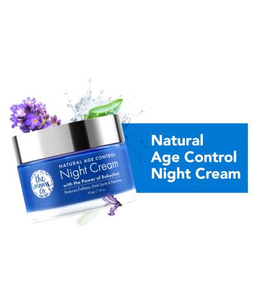 Buy The Moms Co. Natural Age Control Night Cream | Bakuchiol & Niacinamide | Anti-Wrinkle Cream for Women - 1.8oz/50g - Shop Now - Buy Online on GoSupps.com