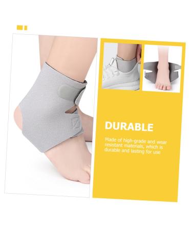 Healeved Ankle Sleeve Compression Brace for Men & Women - Arch Support 8.3x4.8cm Grey Ankle Protector - Buy Online on GoSupps.com