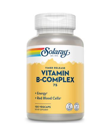 Solaray B-Complex 75 Timed-Release 100 VegCaps