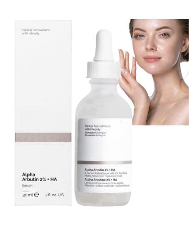 Alpha Arbutin 2% + Hyaluronic Acid 2% Alpha Arbutin Serum for Pigmentation Serum Stain Resistant Hyaluronic Acid Serum for Face Face Serum for Women Anti Ageing&Anti Wrinkle Serum Brightening Serum